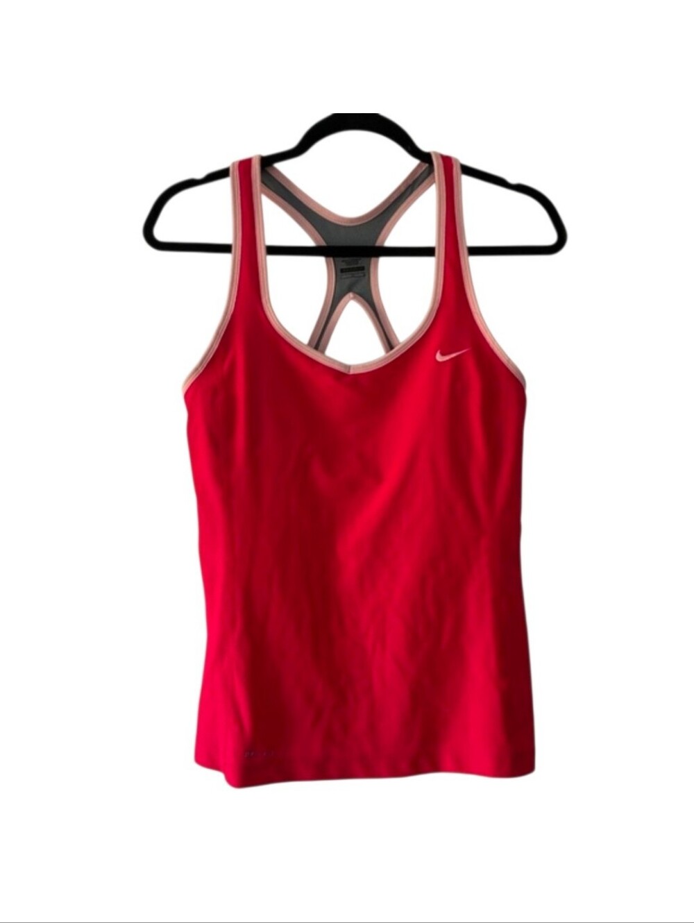 Nike Size L Dri-Fit 2-Tone Racerback Tanktop - Pink